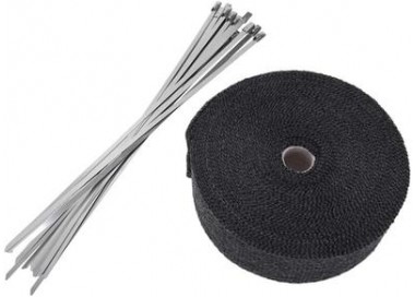 RA RACING CINTA ANTICALORICA 5CMX10M NEGRA