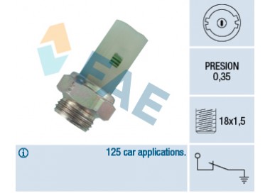 FAE INTERRUPTOR LUZ PRESION ACEITE