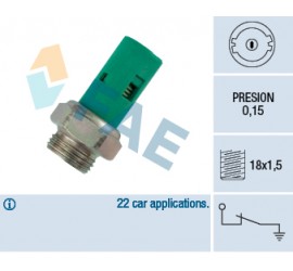FAE INTERRUPTOR LUZ PRESION ACEITE