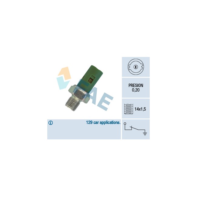 FAE INTERRUPTOR LUZ PRESION ACEITE FAE INTERRUPTOR LUZ PRESION ACEITE