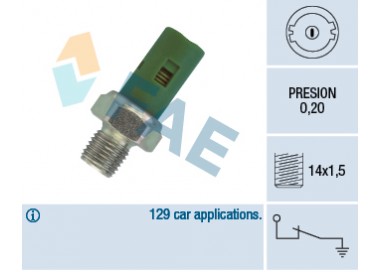 FAE INTERRUPTOR LUZ PRESION ACEITE