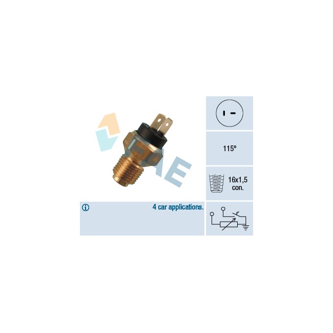 FAE INTERRUPTOR LUZ TEMPERATURA FAE INTERRUPTOR LUZ TEMPERATURA