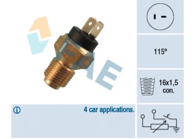 FAE INTERRUPTOR LUZ TEMPERATURA