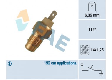 FAE INTERRUPTOR LUZ ADVERTENCIA TEMPERATURA