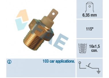 FAE INTERRUPTOR LUZ ADVERTENCIA TEMPERATURA