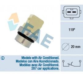 FAE INTERRUPTOR LUZ ADVERTENCIA TEMPERATURA