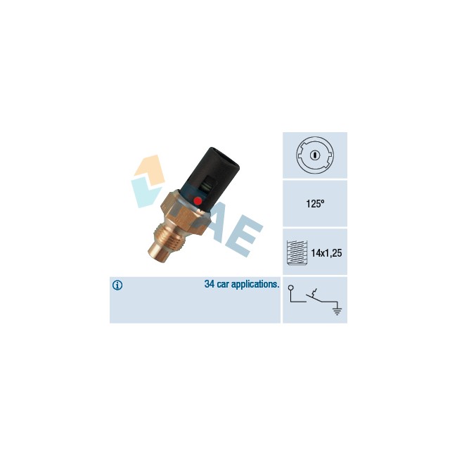 FAE INTERRUPTOR LUZ ADVERTENCIA TEMPERATURA FAE INTERRUPTOR LUZ ADVERTENCIA TEMPERATURA