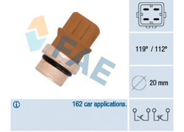 FAE INTERRUPTOR LUZ ADVERTENCIA TEMPERATURA