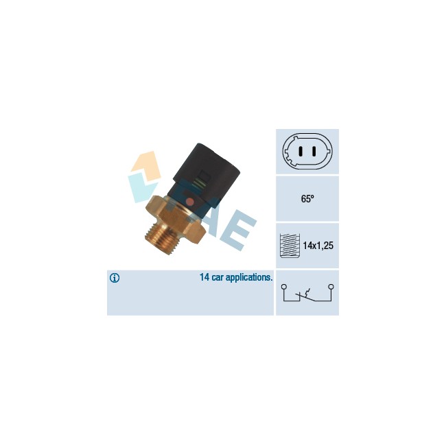 FAE INTERRUPTOR LUZ ADVERTENCIA TEMPERATURA FAE INTERRUPTOR LUZ ADVERTENCIA TEMPERATURA