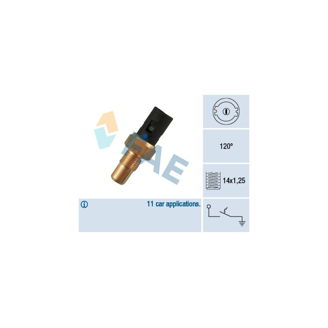 FAE INTERRUPTOR LUZ ADVERTENCIA TEMPERATURA FAE INTERRUPTOR LUZ ADVERTENCIA TEMPERATURA