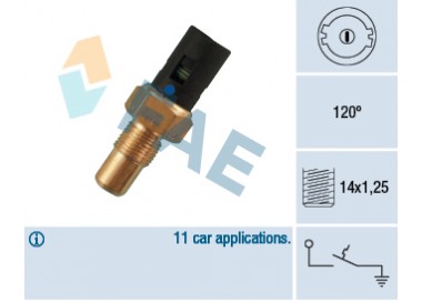 FAE INTERRUPTOR LUZ ADVERTENCIA TEMPERATURA