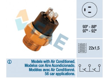 FAE INTERRUPTOR VENTILADOR 2 VELOCIDADES