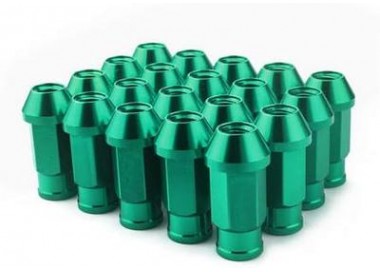 GFORCE TUERCAS 12X150X49MM T6 VERDE  20 UNI  