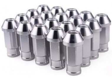 GFORCE TUERCAS 12X150X49MM T6 PLATA  20 UNI  