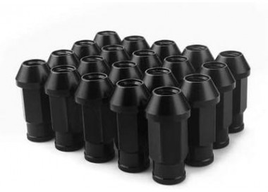 GFORCE TUERCAS 12X150X49MM T6 NEGRO  20 UNI  