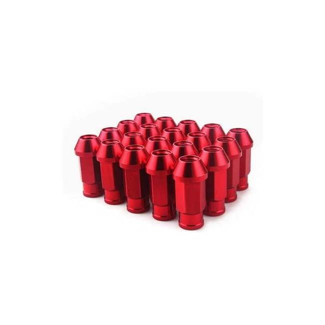GFORCE TUERCAS 12X125X49MM T6 ROJO  20 UNI  