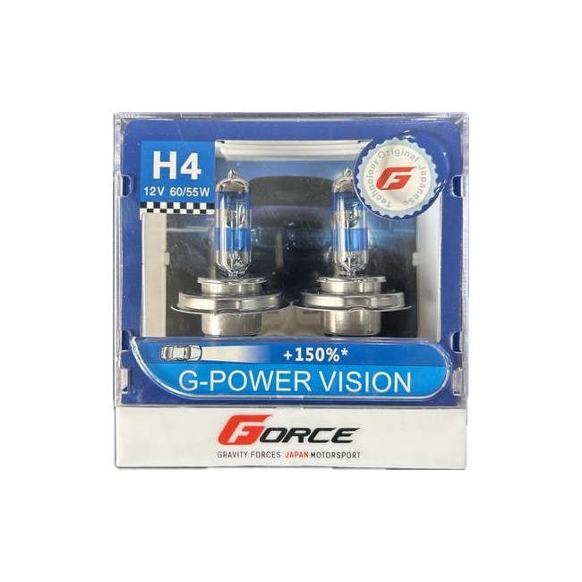 GFORCE ESTUCHE LAMPARAS H4 55W 12V  150  