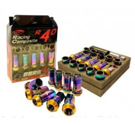 GFORCE TUERCAS 12X150X43MM RAINBOW   ANTIRROBO