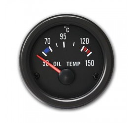 JOM RELOJ TEMPERATURA ACEITE NEGRO 52MM