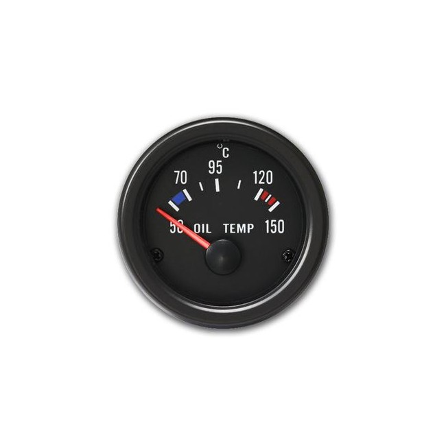 JOM RELOJ TEMPERATURA ACEITE NEGRO 52MM