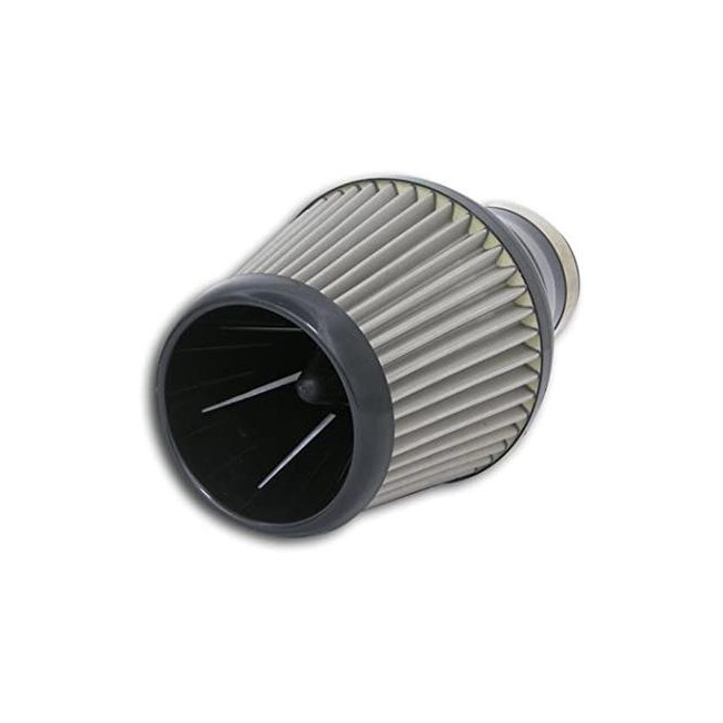 JOM FILTRO AIRE CONICO UNIVERSAL GRIS/NEGRO