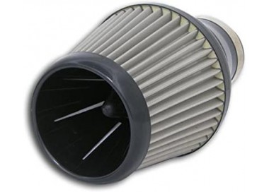 JOM FILTRO AIRE CONICO UNIVERSAL GRIS/NEGRO
