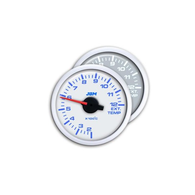 JOM RELOJ TEMPERATURA GASES BLANCO 52MM