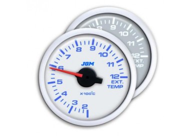 JOM RELOJ TEMPERATURA GASES BLANCO 52MM