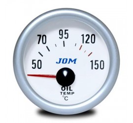 JOM RELOJ TEMPERATURA ACEITE BLANCO 52MM