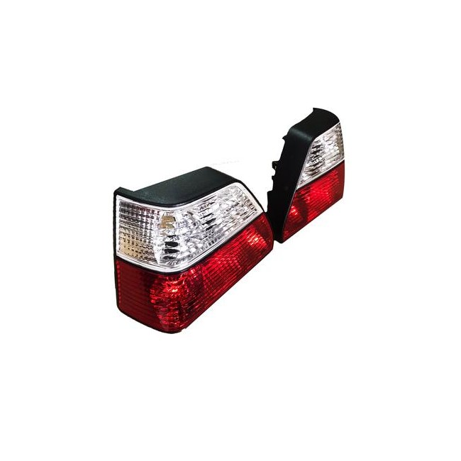 JOM PILOTOS TRASEROS GOLF II ROJO/BLANCO