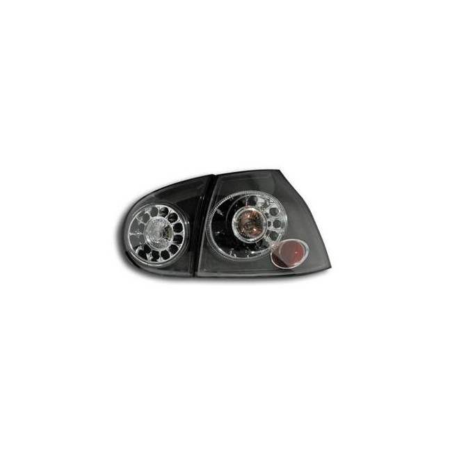 JOM PILOTOS TRASEROS LEDS VW GOLF V 03- NEGROS