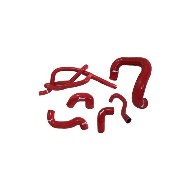 SXEXTREME MANGUERAS AGUA BMW E30 6PCS ROJO