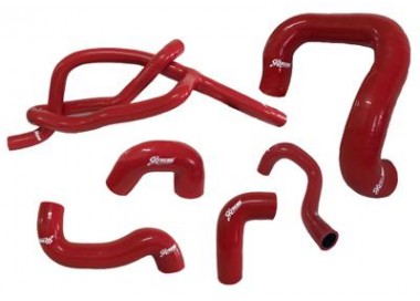 SXEXTREME MANGUERAS AGUA BMW E30 6PCS ROJO