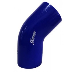 SXEXTREME CODO SILICONA 19MM 45º AZUL