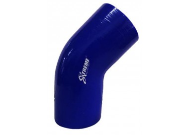 SXEXTREME CODO SILICONA 19MM 45º AZUL