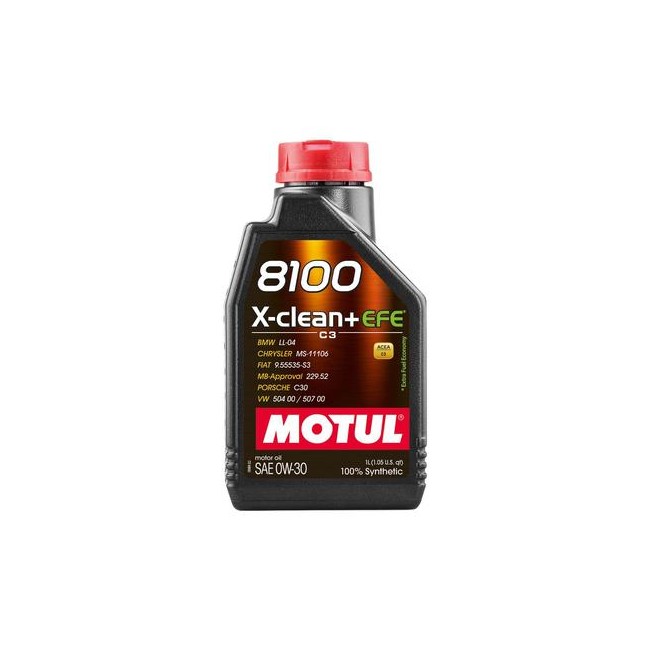 MOTUL ACEITE 1L 0W30 8000 XCLEAN EFE 1L