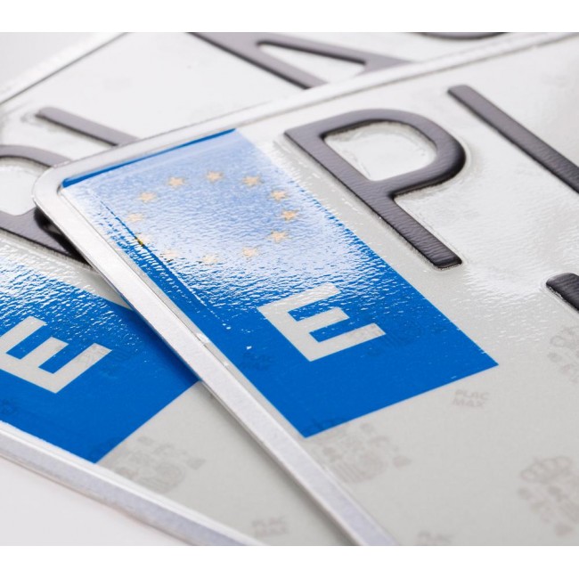 UTSCH PLACA MATRICULA ALUMINIO MOTO EUROPEA UTSCH PLACA MATRICULA ALUMINIO MOTO EUROPEA