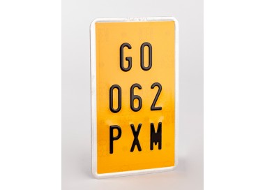 UTSCH PLACA MATRICULA ALUMINIO CICLOMOTOR 100X168
