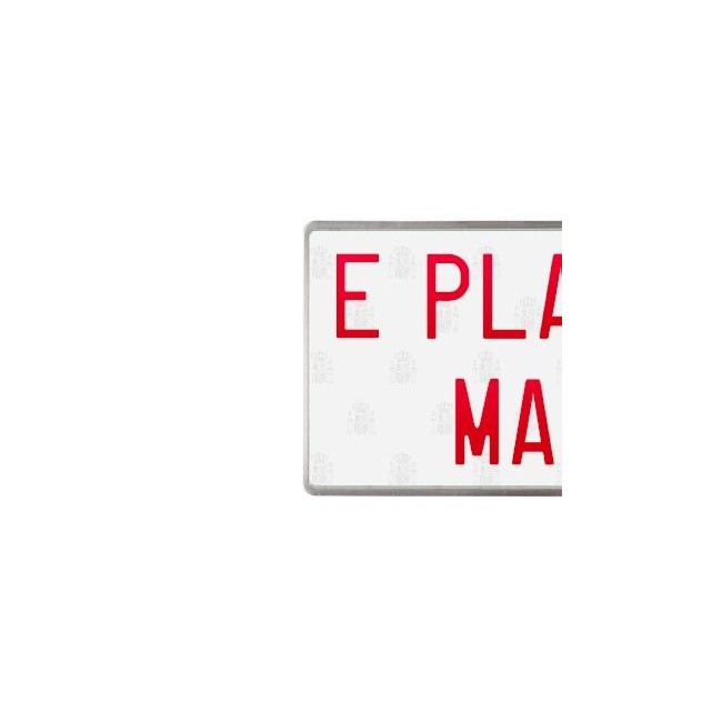 UTSCH PLACA MATRICULA ALUMINIO V ESPECIAL 280X200 UTSCH PLACA MATRICULA ALUMINIO V ESPECIAL 280X200