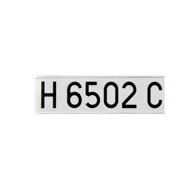 UTSCH PLACA MATRICULA ALUMINIO LARGA V HISTORICO UTSCH PLACA MATRICULA ALUMINIO LARGA V HISTORICO