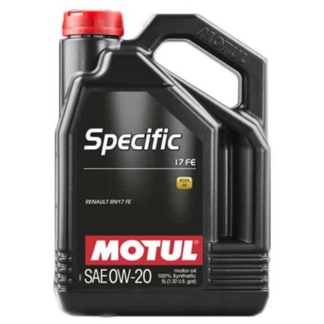 MOTUL ACEITE 5L 0W20 SPECIFIC RN17 FE MOTUL ACEITE 5L 0W20 SPECIFIC RN17 FE