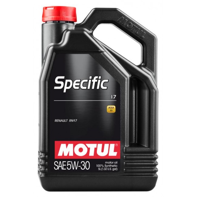MOTUL ACEITE 5L 5W30 SPECIFIC RN17 MOTUL ACEITE 5L 5W30 SPECIFIC RN17