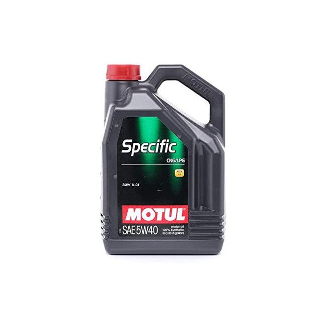 MOTUL ACEITE 5L 5W40 SPECIFIC CNG/LPG MOTUL ACEITE 5L 5W40 SPECIFIC CNG/LPG