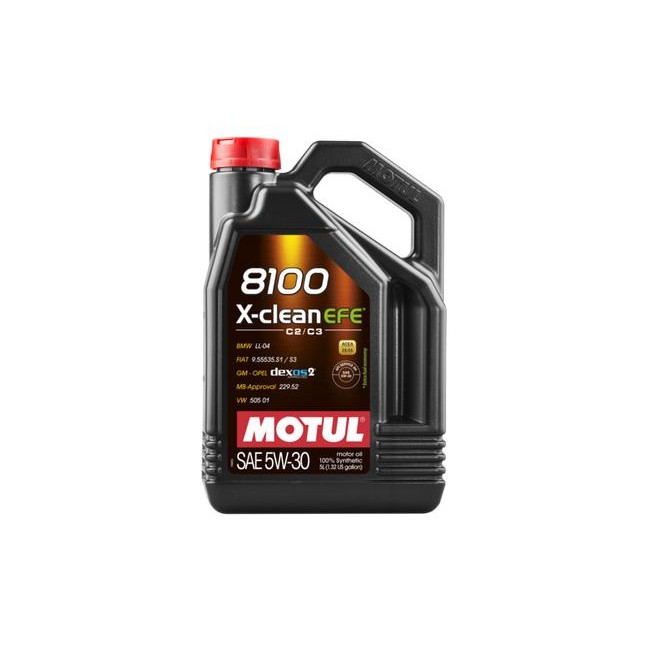 MOTUL ACEITE 5L 5W30 8100 X-CLEAN EFE C2/C3 MOTUL ACEITE 5L 5W30 8100 X-CLEAN EFE C2/C3