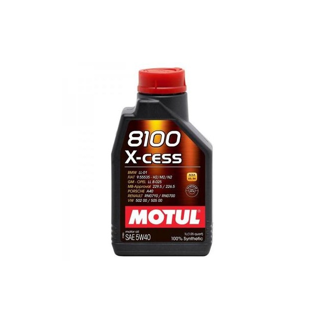 MOTUL ACEITE 1L 5W40 8100 X-CESS