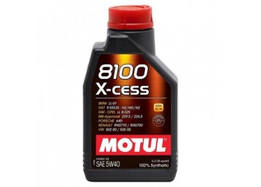 MOTUL ACEITE 1L 5W40 8100 X-CESS