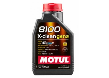 MOTUL ACEITE 1L 5W40 8100 X-CLEAN GEN2