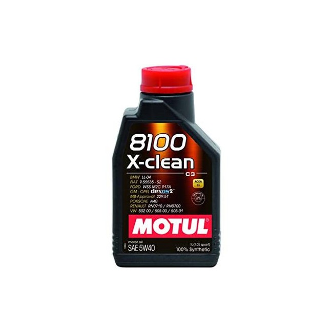 MOTUL ACEITE 1L 5W40 8100 X-CLEAN C3
