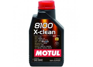 MOTUL ACEITE 1L 5W40 8100 X-CLEAN C3
