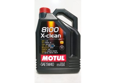 MOTUL ACEITE 5L 5W40 8100 X-CLEAN C3
